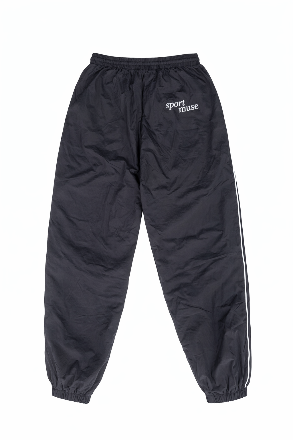 Sport Muse Windbreaker Tracksuit (Jacket and Pants) in Noir