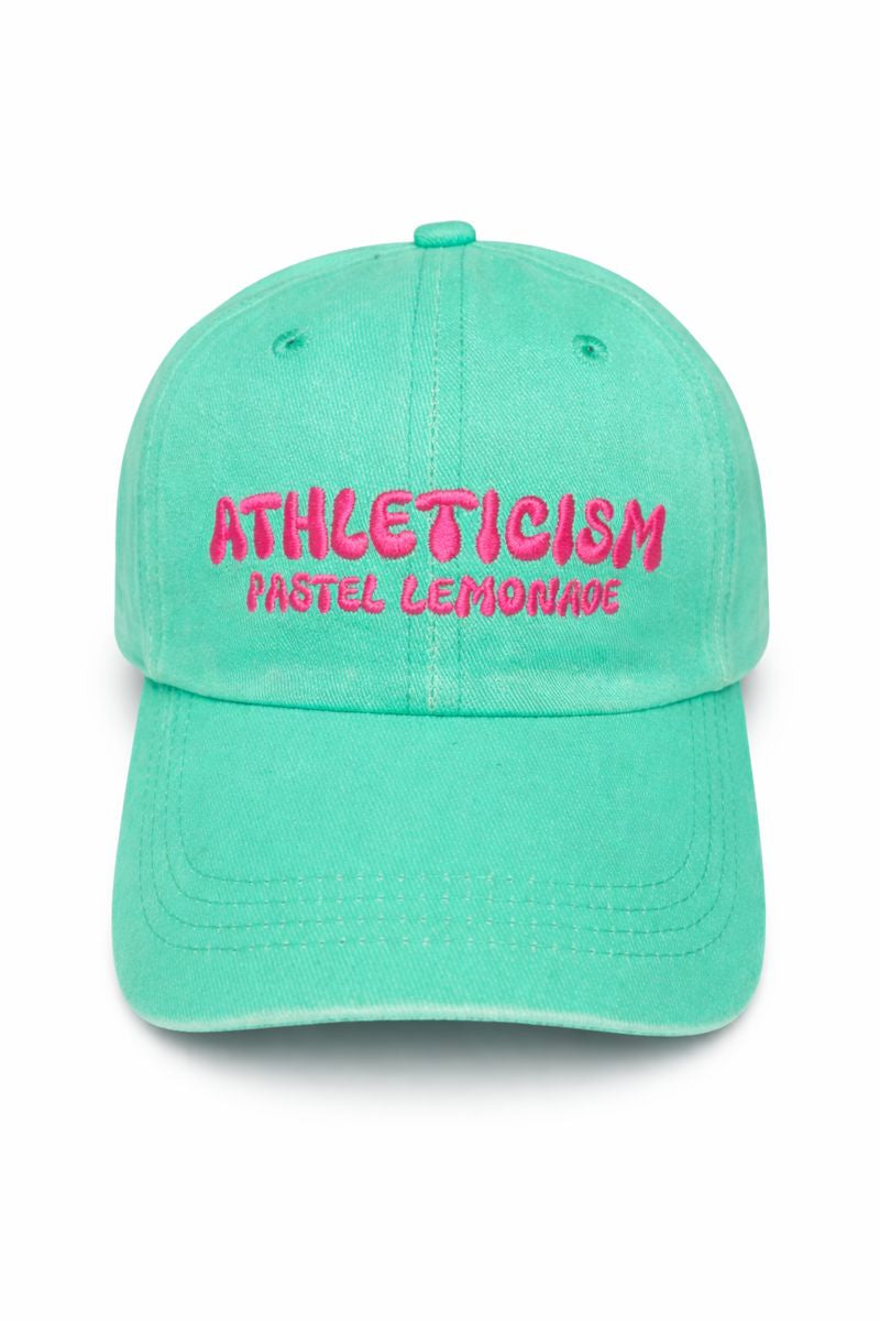 Athleticism Acid Wash Cap Mint Green