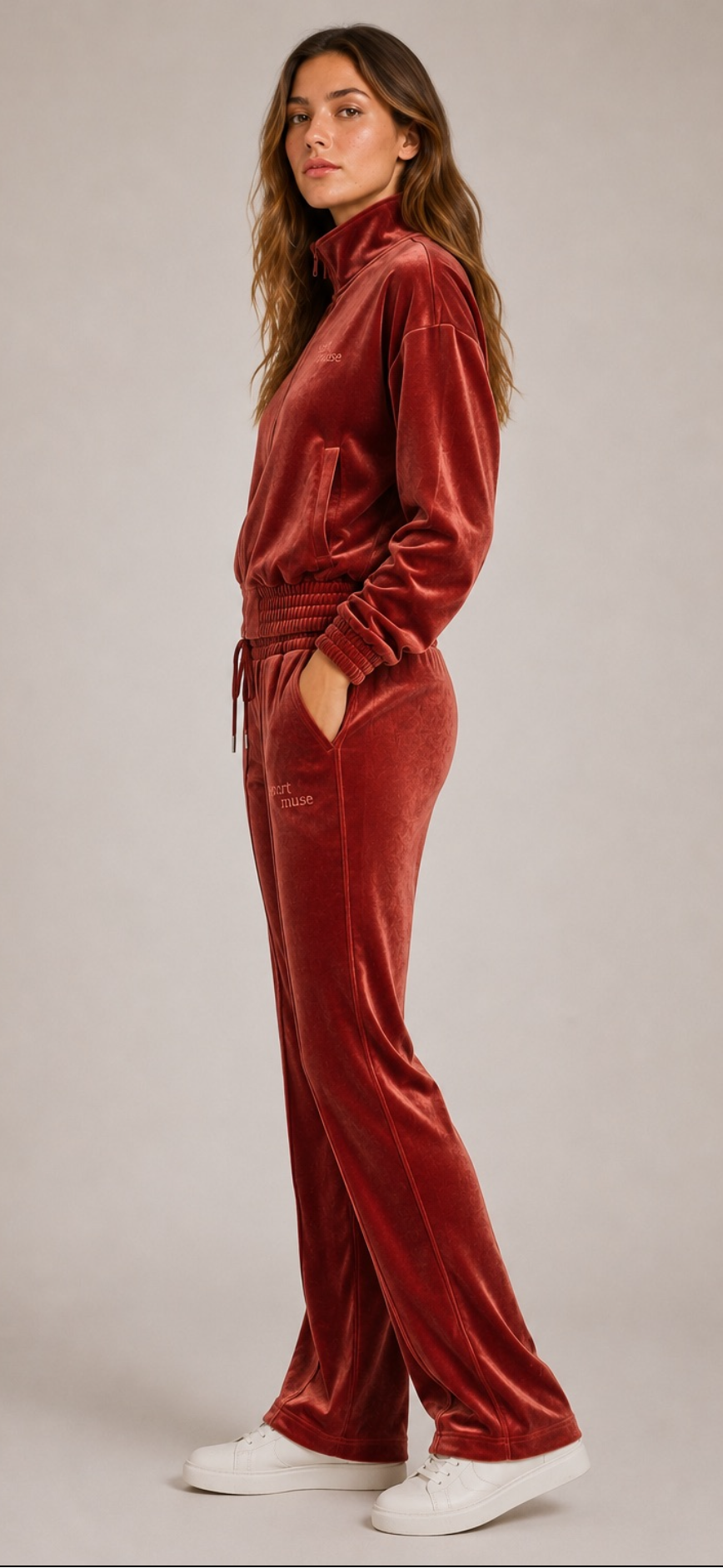 Sport Muse Velour Set - Afterglow