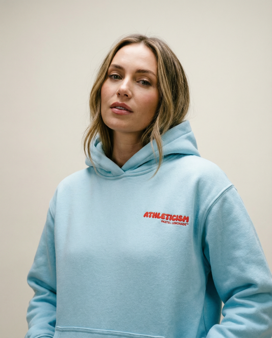 Athleticism Hoodie and Track Pants Set- Dream Blue