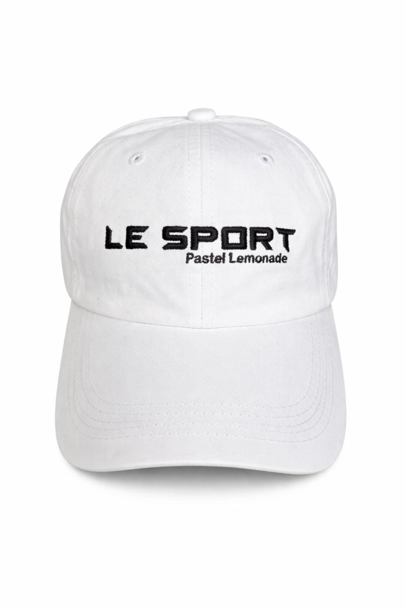 LE SPORT Acid Wash Cap White