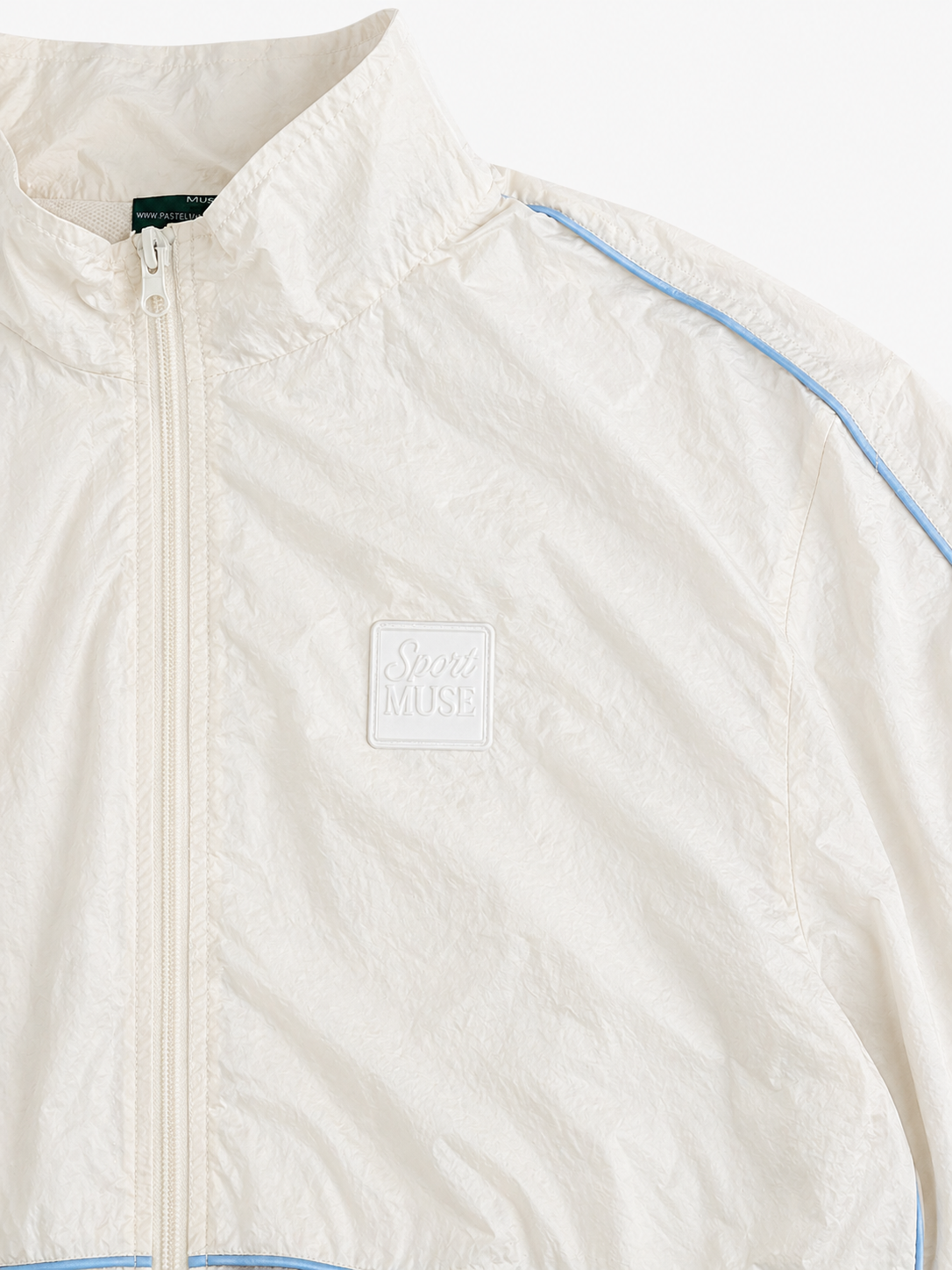 Sport Muse Windbreaker Tracksuit (Jacket and Pants) in Bone